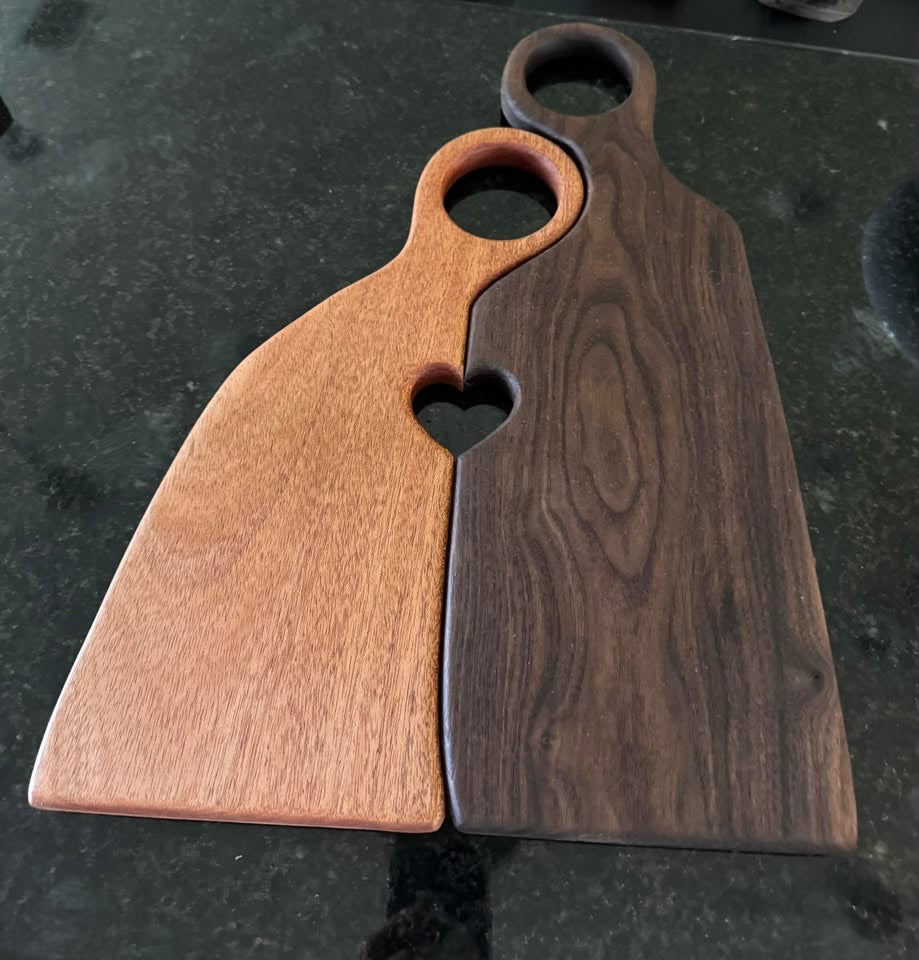 Mother and child nested cutting boards