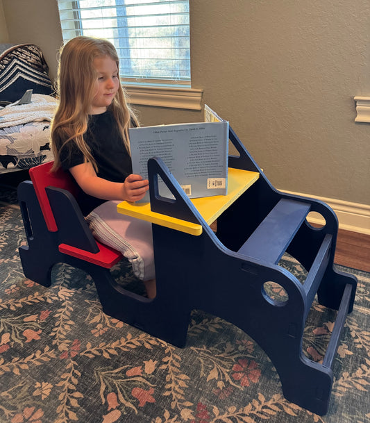 Children’s Desk & Chair Set – Handmade, Durable, and Play-Ready
