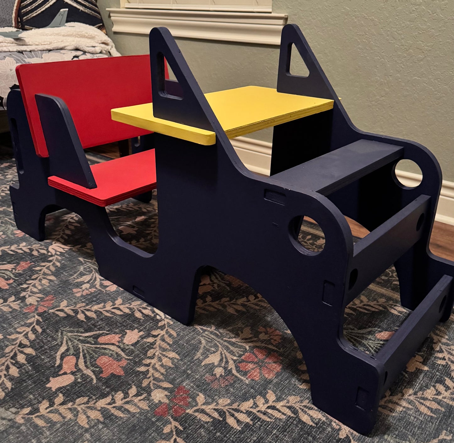 Children’s Desk & Chair Set – Handmade, Durable, and Play-Ready